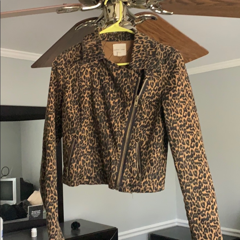 Urban Outfitters cheetah jacket